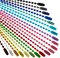 100 Pieces Ball Beads Chain, Bulk Dog Tag Metal Chain, 4.72 Inch Ball Chain Keychains with Connectors for Hanging Christmas Decoration (Mixed Color)